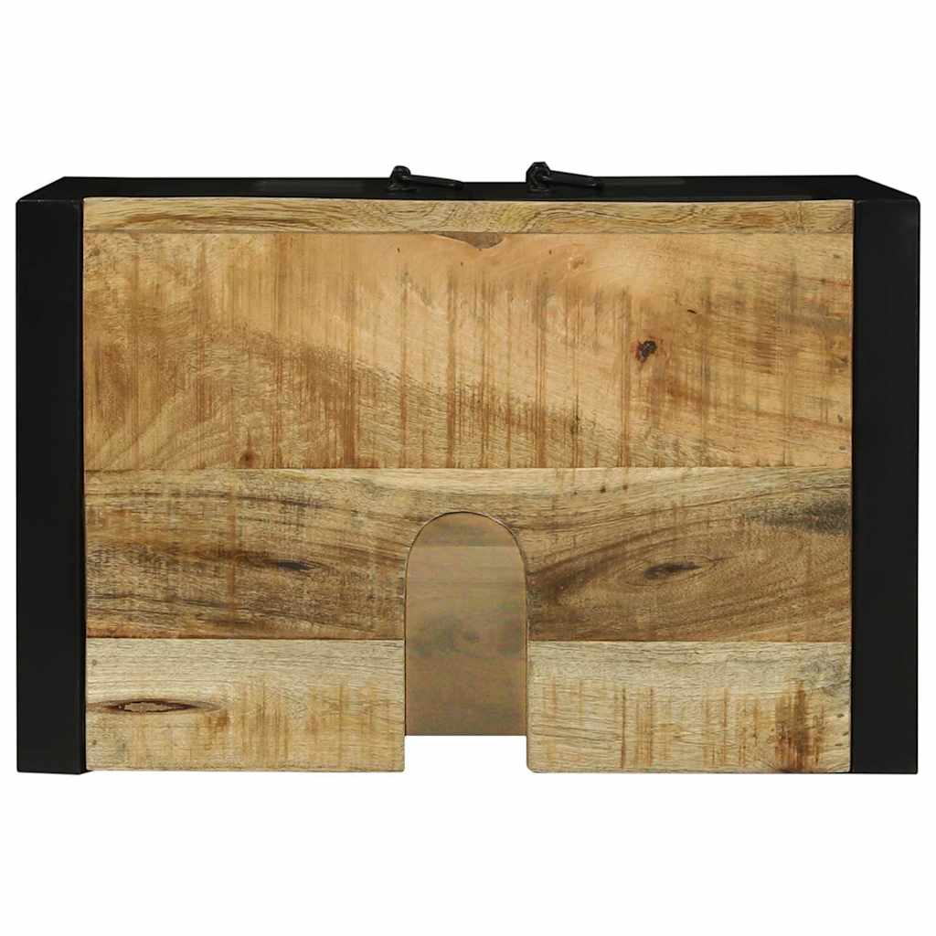 Wastafelkast met plank Bruin 55 x 35 x 60 cm Massief Mango Hout is nu te koop bij PeponiXL, paradijselijk wonen!