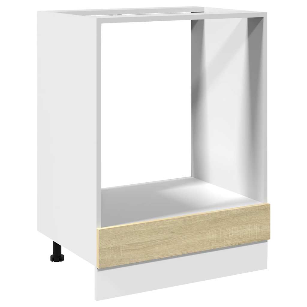 8-delige Keukenkastenset Lyon bewerkt hout sonoma eikenkleurig is nu te koop bij PeponiXL, paradijselijk wonen!