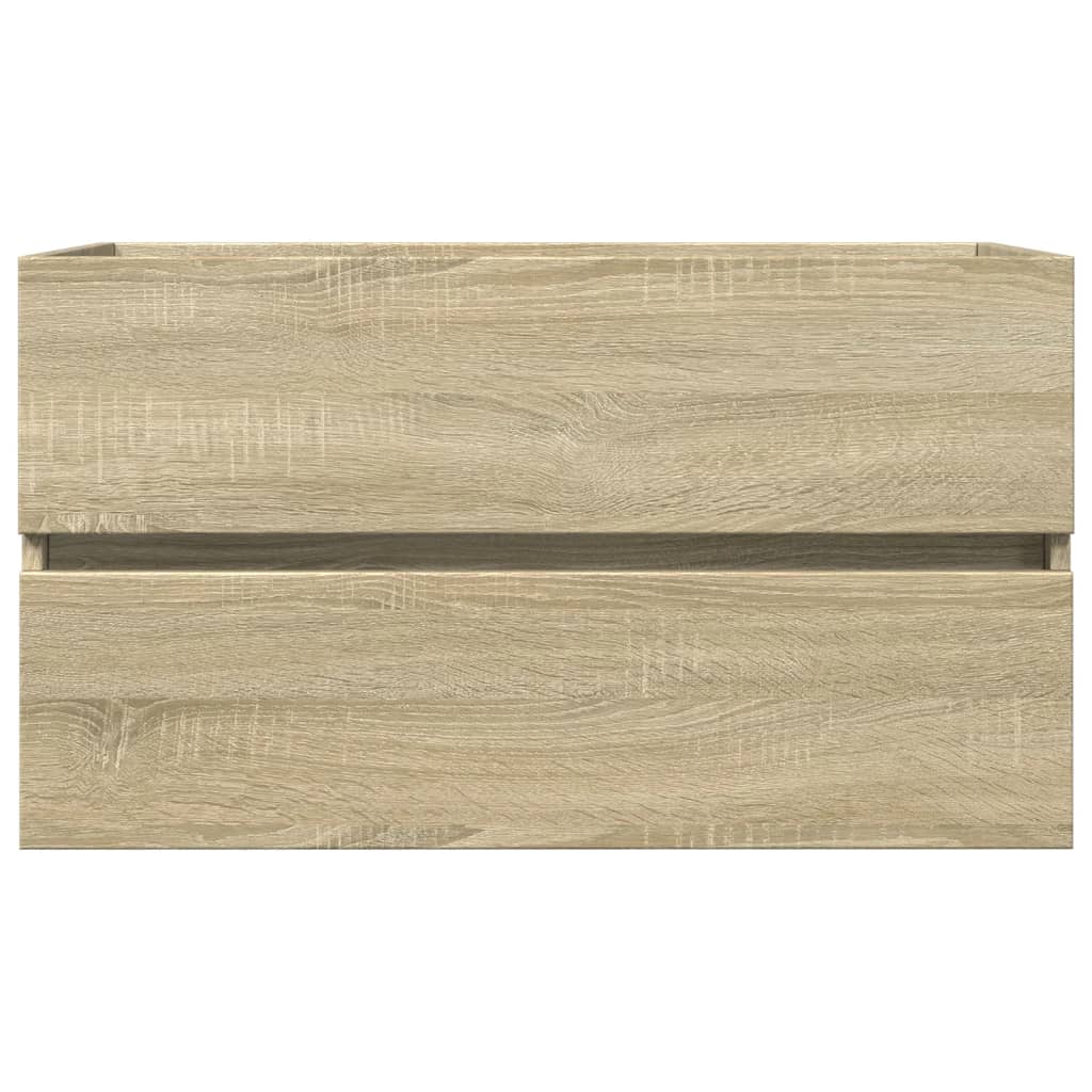 2-delige Badkamermeubelset keramiek en bewerkt hout is nu te koop bij PeponiXL, paradijselijk wonen!