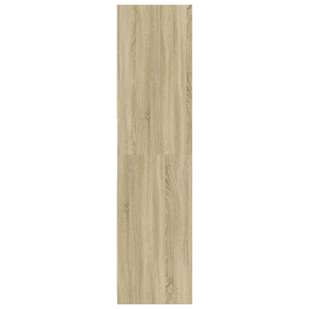 Kledingkast 80x50x200 cm bewerkt hout sonoma eikenkleurig is nu te koop bij PeponiXL, paradijselijk wonen!