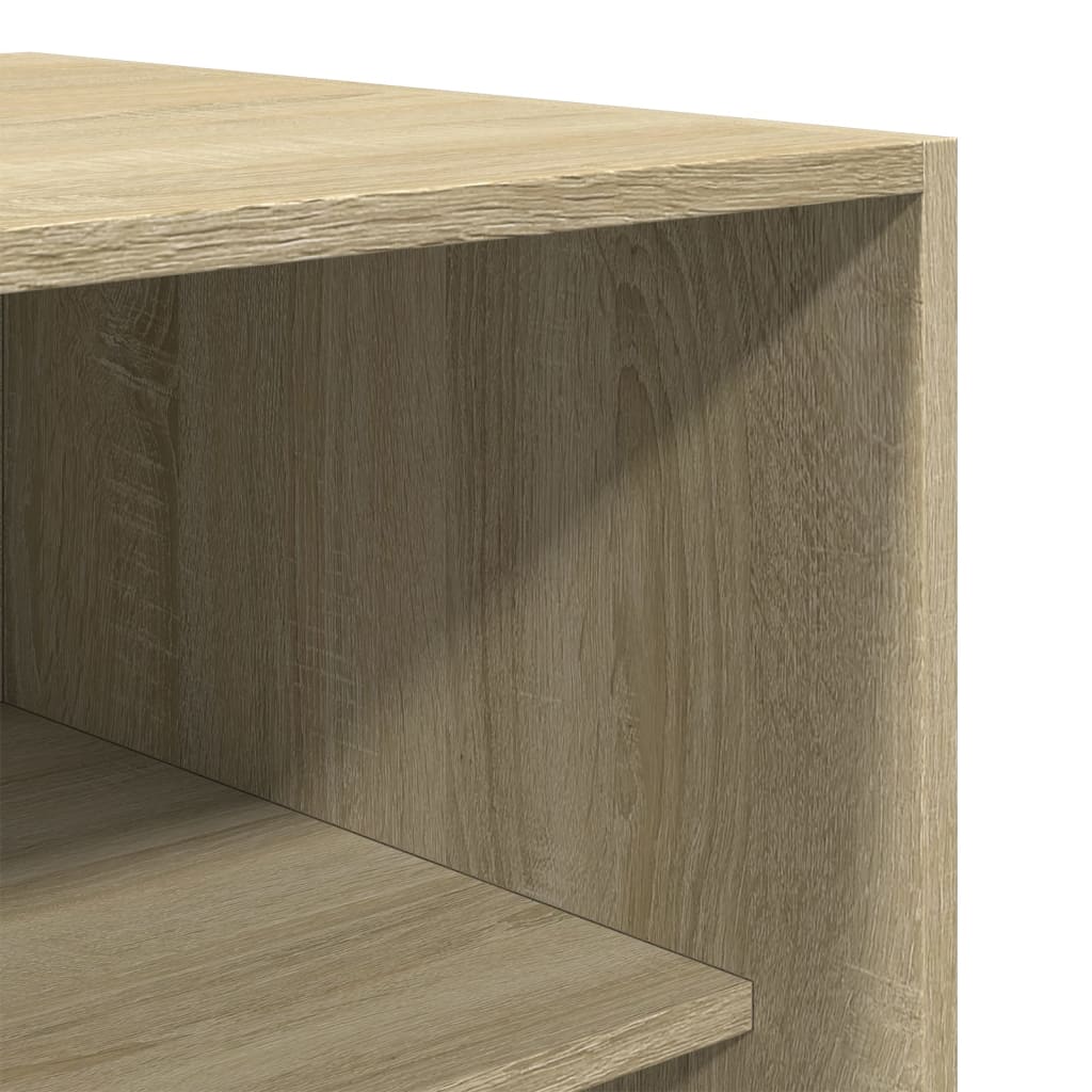 Kledingkast 80x50x200 cm bewerkt hout sonoma eikenkleurig is nu te koop bij PeponiXL, paradijselijk wonen!