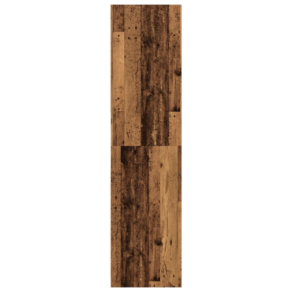 Kledingkast 80x50x200 cm bewerkt hout oud hout is nu te koop bij PeponiXL, paradijselijk wonen!