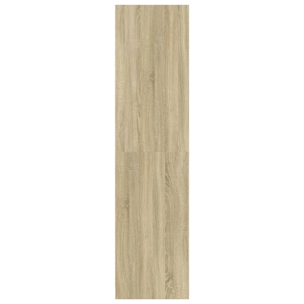 Kledingkast 30x50x200 cm bewerkt hout sonoma eikenkleurig is nu te koop bij PeponiXL, paradijselijk wonen!