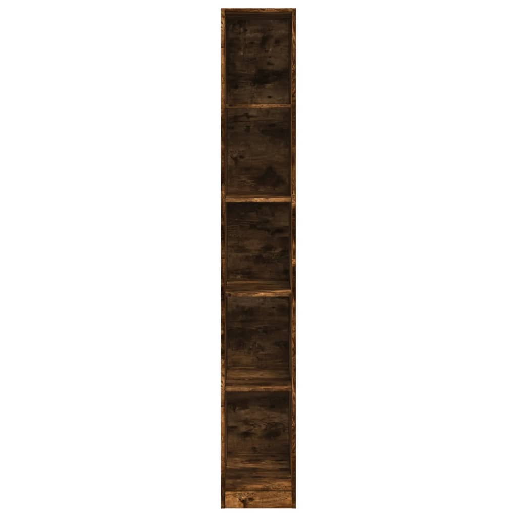 Kledingkast 30x50x200 cm bewerkt hout gerookt eikenkleurig is nu te koop bij PeponiXL, paradijselijk wonen!