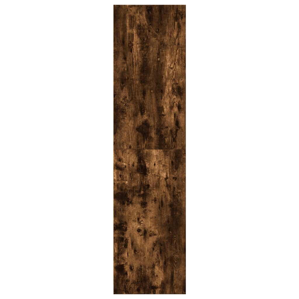 Kledingkast 30x50x200 cm bewerkt hout gerookt eikenkleurig is nu te koop bij PeponiXL, paradijselijk wonen!