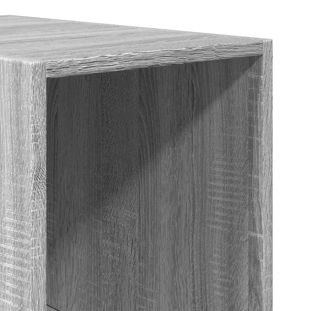 Kledingkast 30x50x200 cm bewerkt hout grijs sonoma eikenkleur is nu te koop bij PeponiXL, paradijselijk wonen!