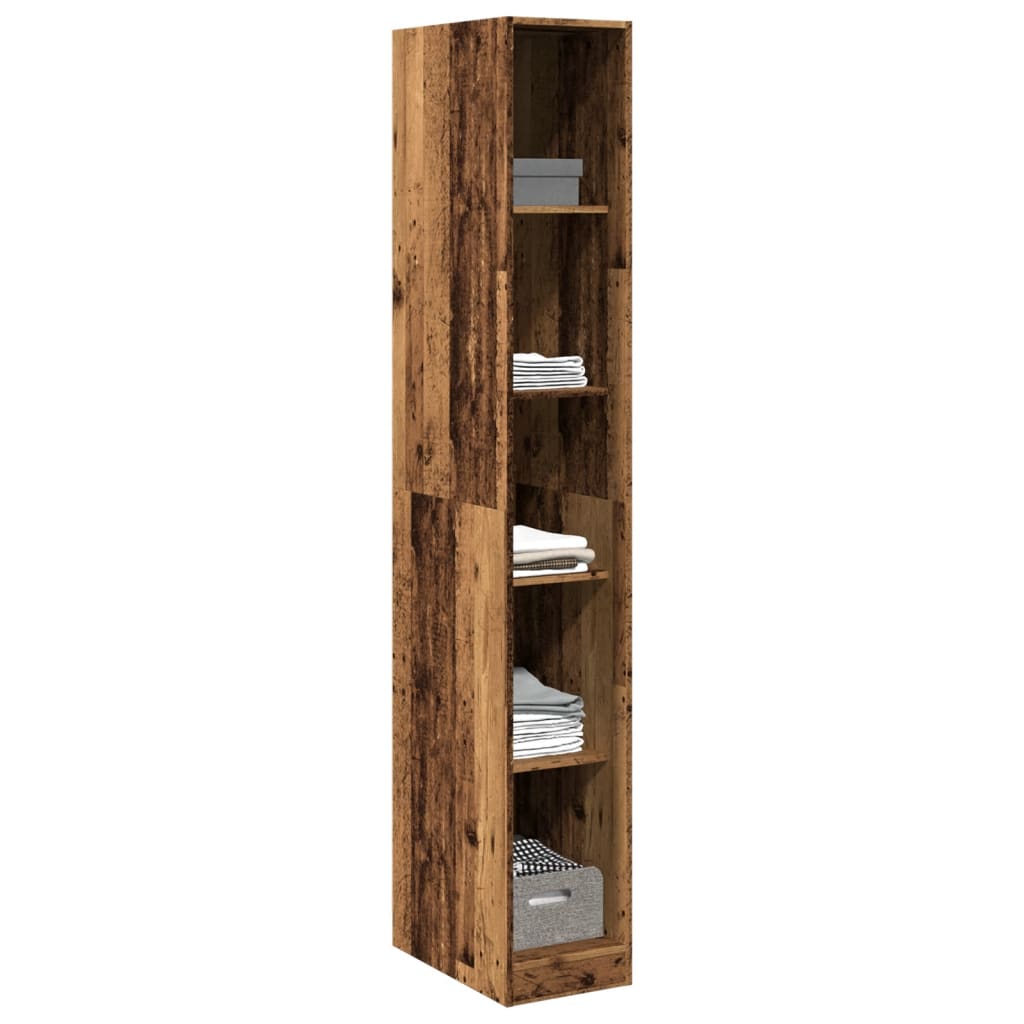 Kledingkast 30x50x200 cm bewerkt hout oud hout is nu te koop bij PeponiXL, paradijselijk wonen!
