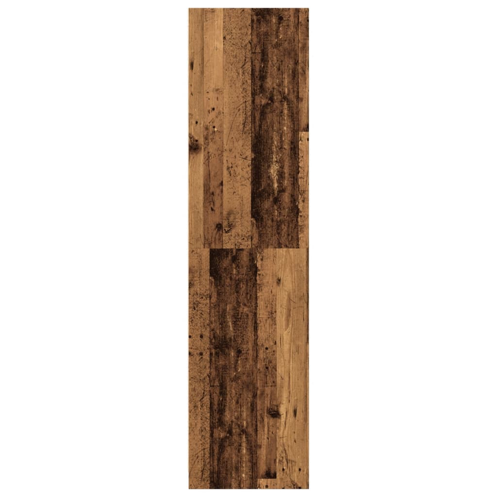 Kledingkast 30x50x200 cm bewerkt hout oud hout is nu te koop bij PeponiXL, paradijselijk wonen!