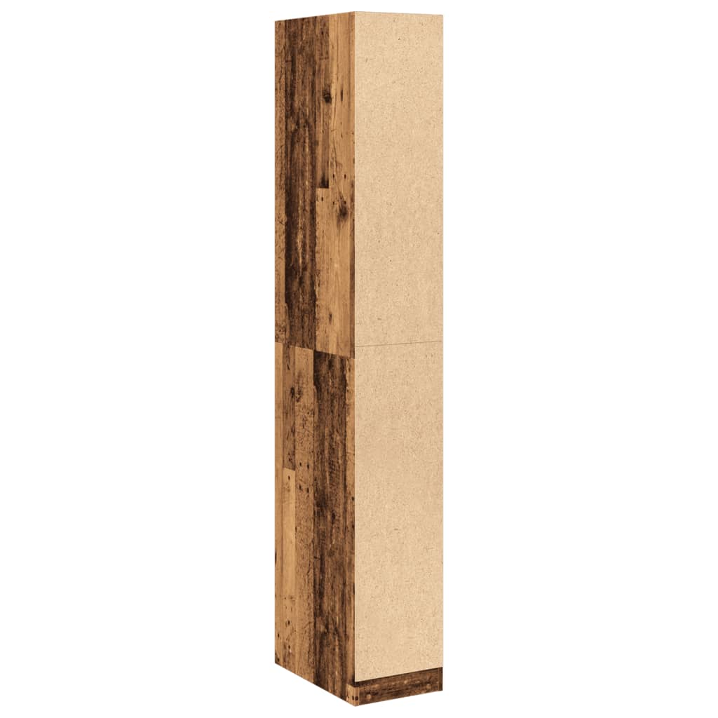 Kledingkast 30x50x200 cm bewerkt hout oud hout is nu te koop bij PeponiXL, paradijselijk wonen!