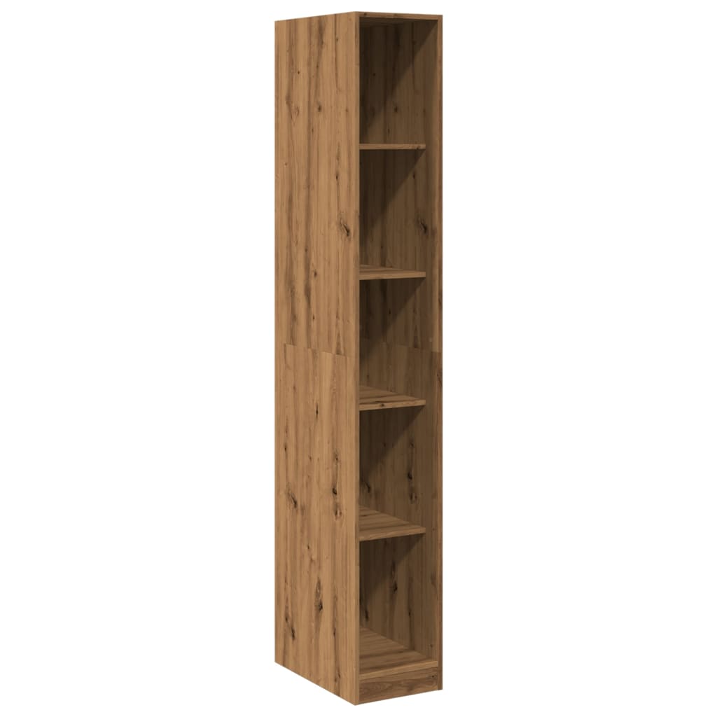 Kledingkast 30x50x200 cm bewerkt hout artisanaal eikenkleur is nu te koop bij PeponiXL, paradijselijk wonen!