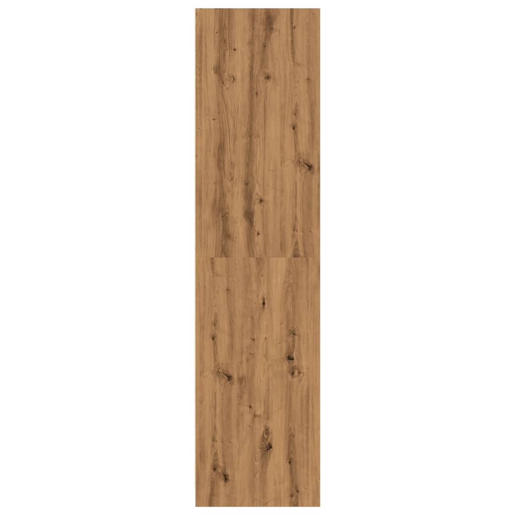 Kledingkast 30x50x200 cm bewerkt hout artisanaal eikenkleur is nu te koop bij PeponiXL, paradijselijk wonen!