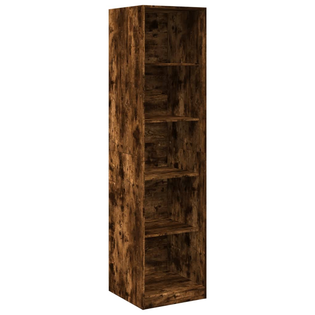 Kledingkast 50x50x200 cm bewerkt hout gerookt eikenkleurig is nu te koop bij PeponiXL, paradijselijk wonen!