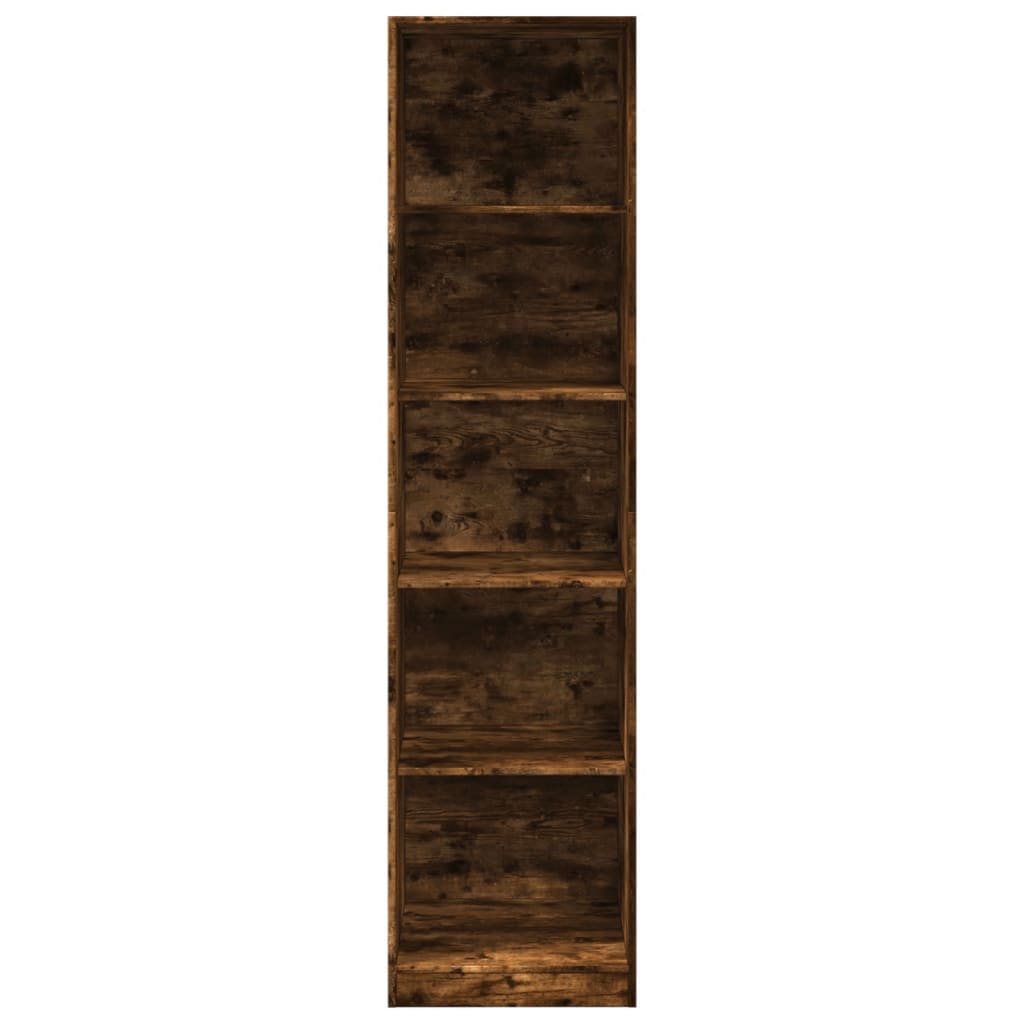 Kledingkast 50x50x200 cm bewerkt hout gerookt eikenkleurig is nu te koop bij PeponiXL, paradijselijk wonen!