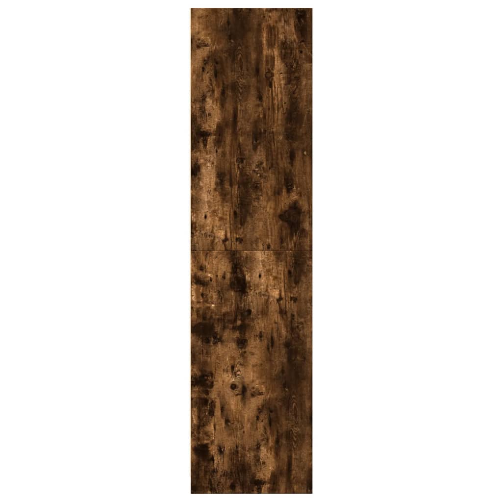 Kledingkast 50x50x200 cm bewerkt hout gerookt eikenkleurig is nu te koop bij PeponiXL, paradijselijk wonen!
