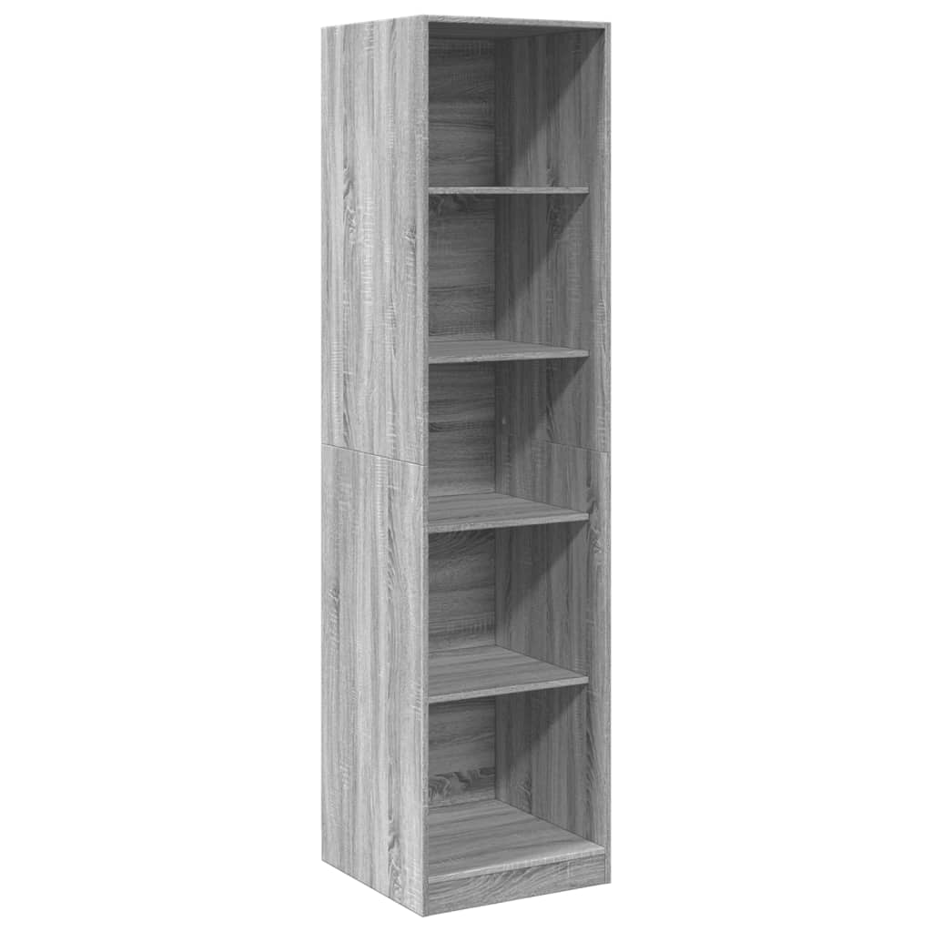Kledingkast 50x50x200 cm bewerkt hout grijs sonoma is nu te koop bij PeponiXL, paradijselijk wonen!