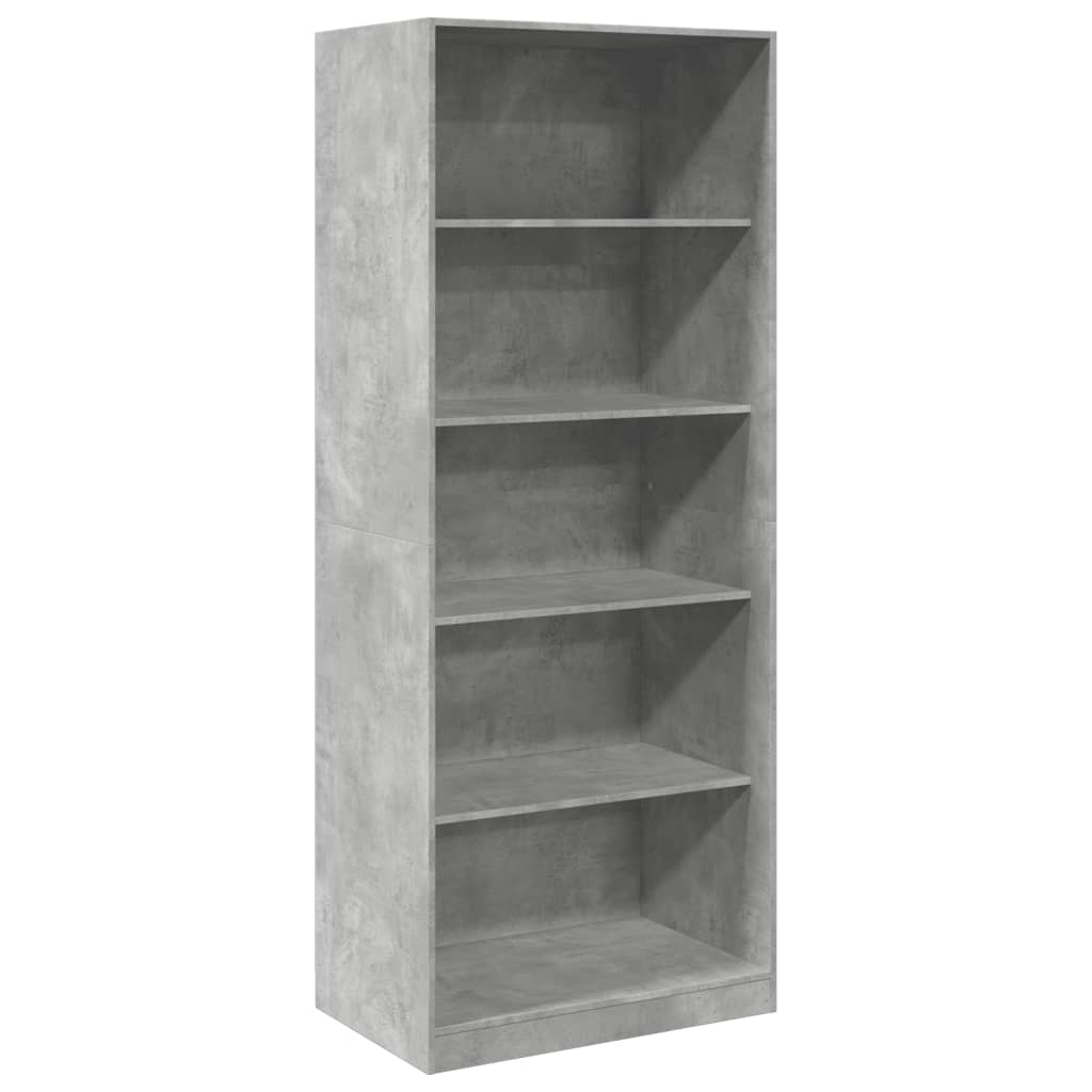 Kledingkast 80x50x200 cm bewerkt hout betongrijs is nu te koop bij PeponiXL, paradijselijk wonen!