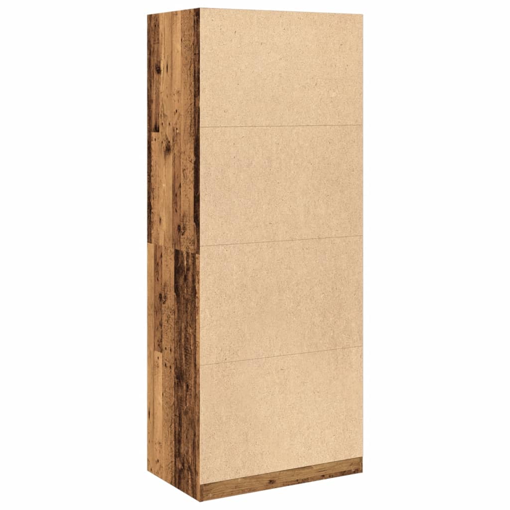 Kledingkast 80x50x200 cm bewerkt hout oud hout is nu te koop bij PeponiXL, paradijselijk wonen!