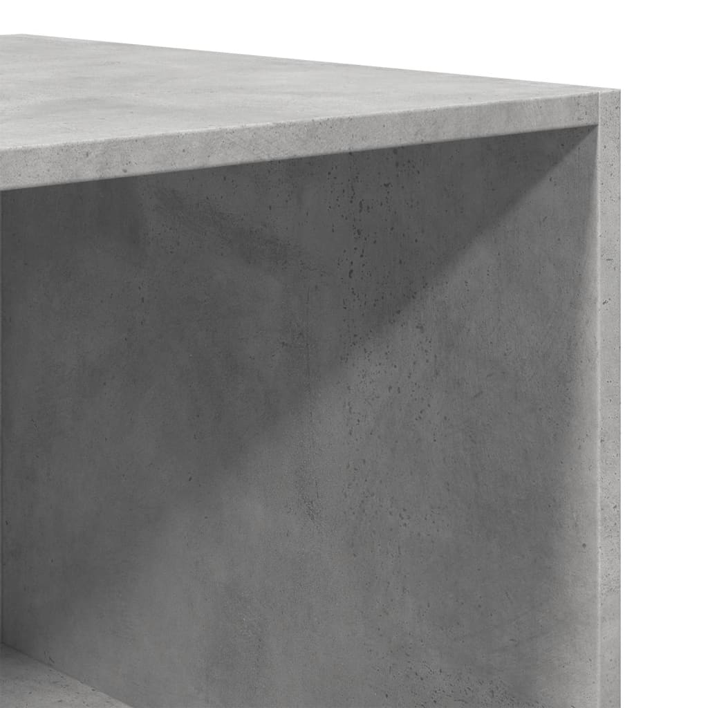 Kledingkast 100x50x200 cm bewerkt hout betongrijs is nu te koop bij PeponiXL, paradijselijk wonen!