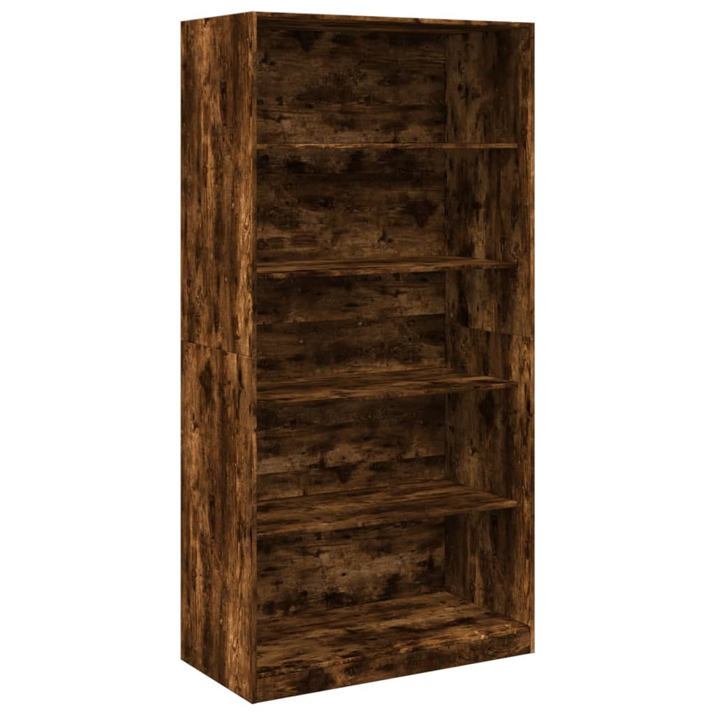 Kledingkast 100x50x200 cm bewerkt hout gerookt eikenkleurig is nu te koop bij PeponiXL, paradijselijk wonen!