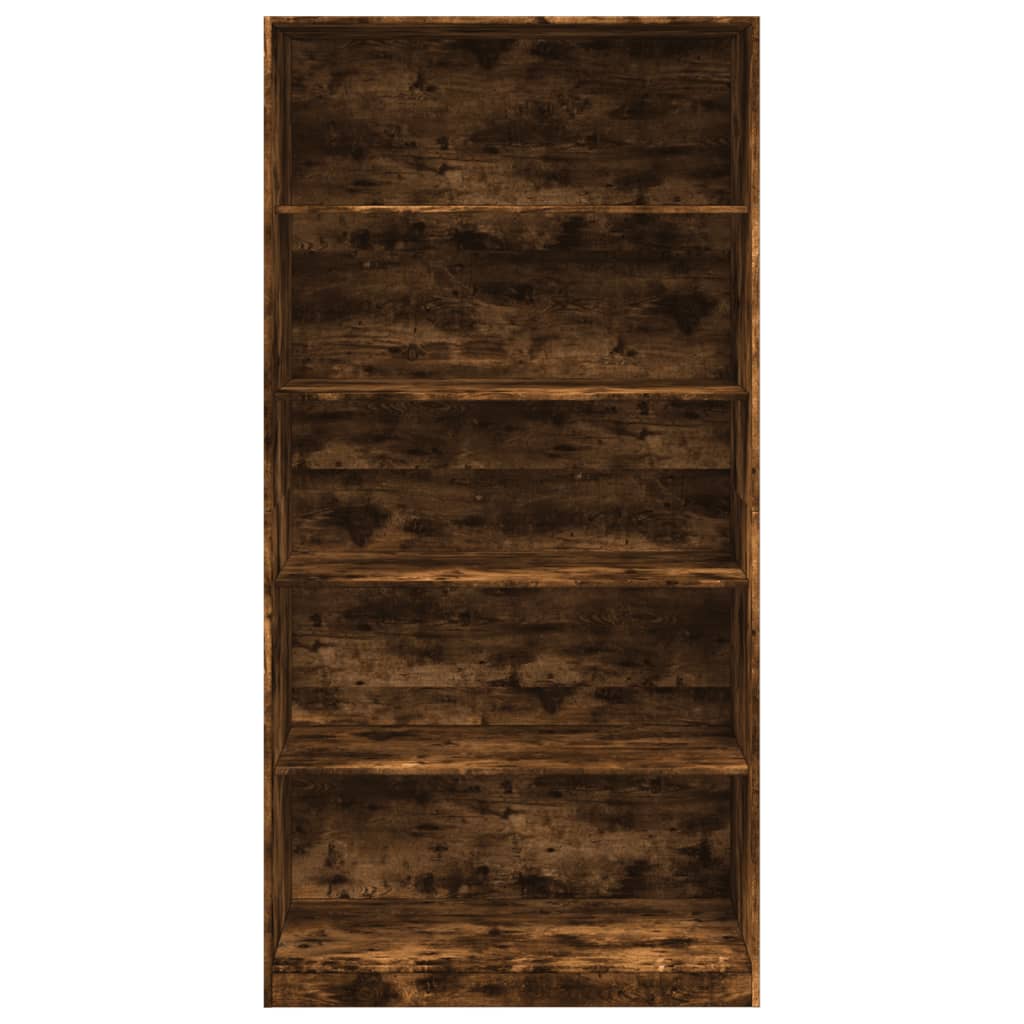 Kledingkast 100x50x200 cm bewerkt hout gerookt eikenkleurig is nu te koop bij PeponiXL, paradijselijk wonen!