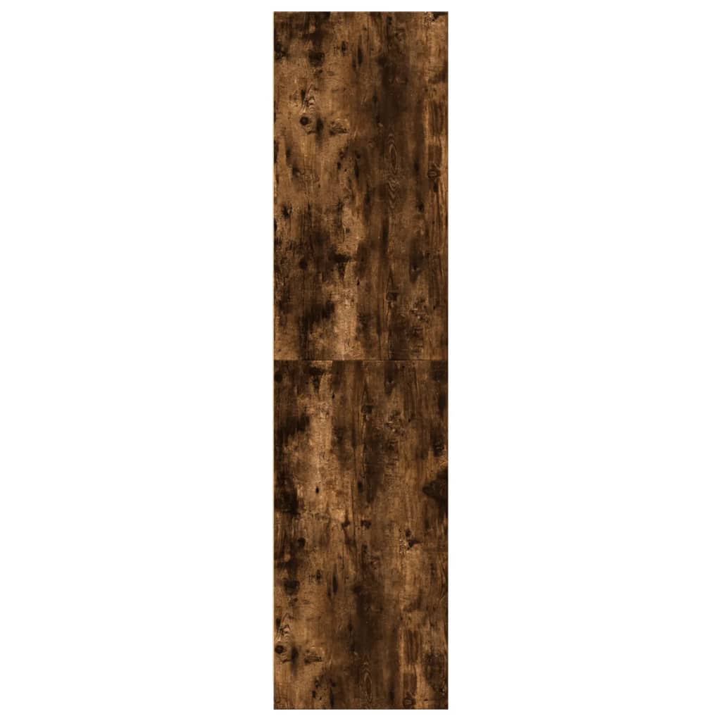 Kledingkast 30x50x200 cm bewerkt hout gerookt eikenkleurig is nu te koop bij PeponiXL, paradijselijk wonen!