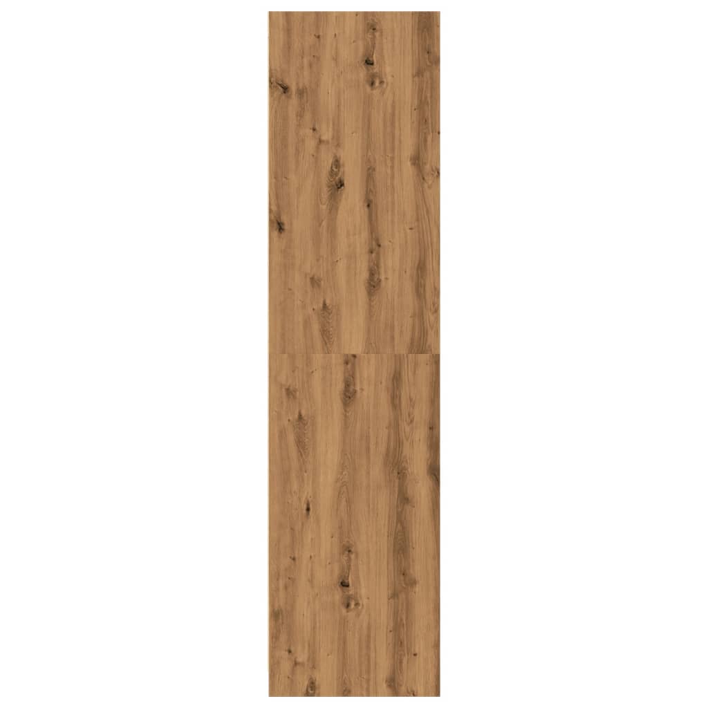Kledingkast 30x50x200 cm bewerkt hout artisanaal eikenkleur is nu te koop bij PeponiXL, paradijselijk wonen!