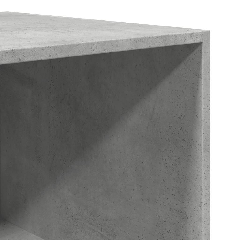 Kledingkast 80x50x200 cm bewerkt hout betongrijs is nu te koop bij PeponiXL, paradijselijk wonen!