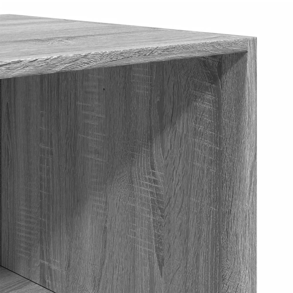Kledingkast 100x50x200 cm bewerkt hout grijs sonoma eikenkleur is nu te koop bij PeponiXL, paradijselijk wonen!
