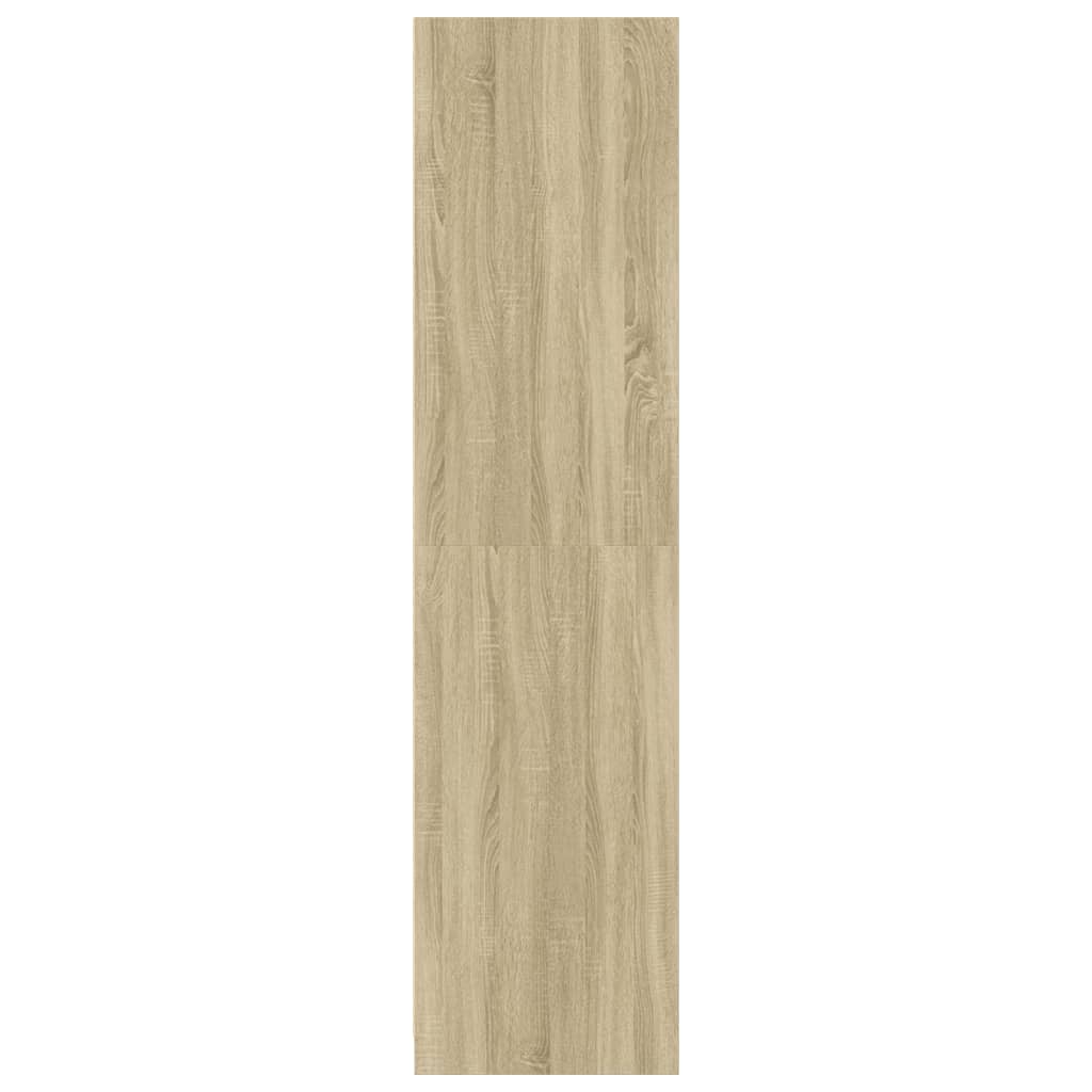 Kledingkast 30x50x200 cm bewerkt hout sonoma eikenkleurig is nu te koop bij PeponiXL, paradijselijk wonen!