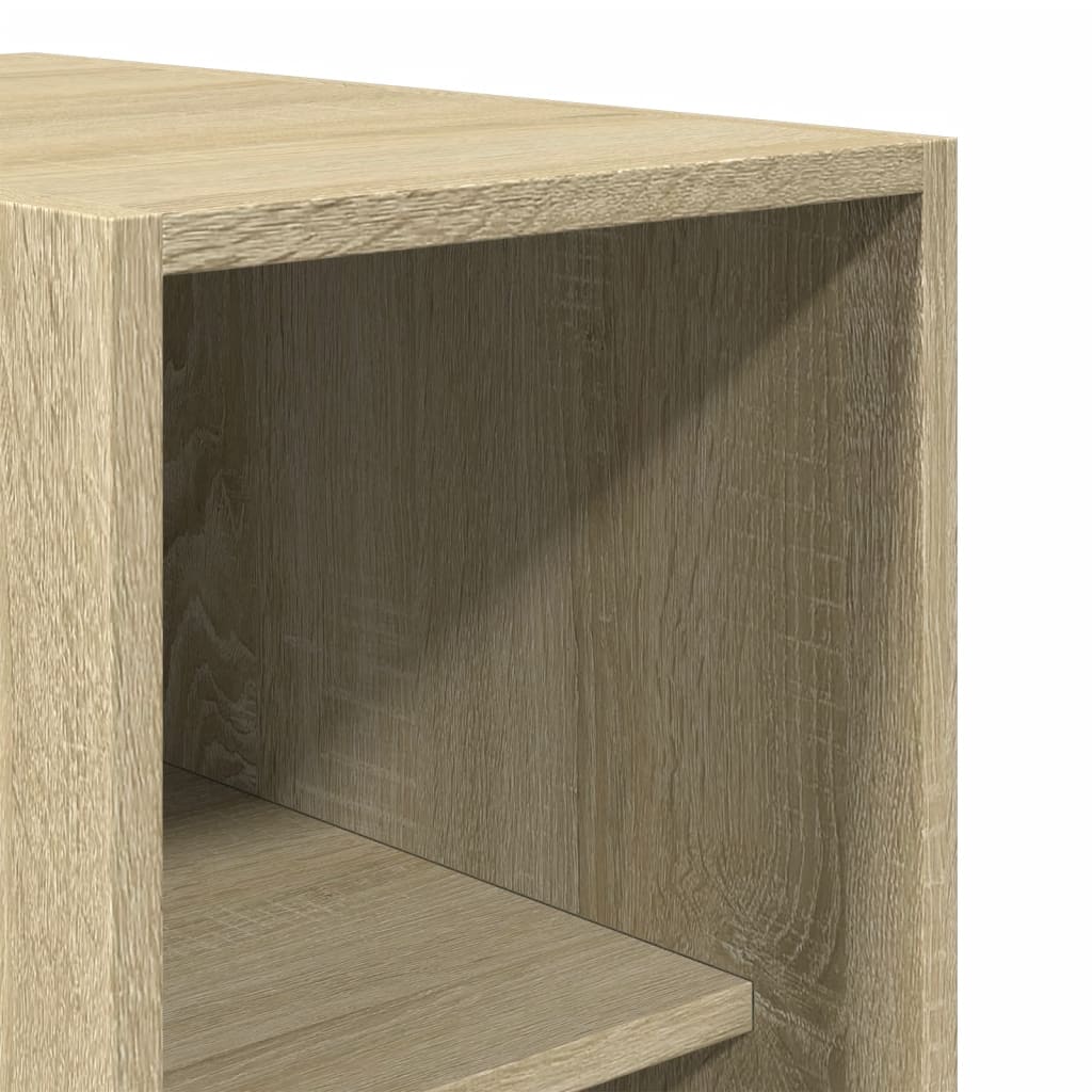 Kledingkast 30x50x200 cm bewerkt hout sonoma eikenkleurig is nu te koop bij PeponiXL, paradijselijk wonen!
