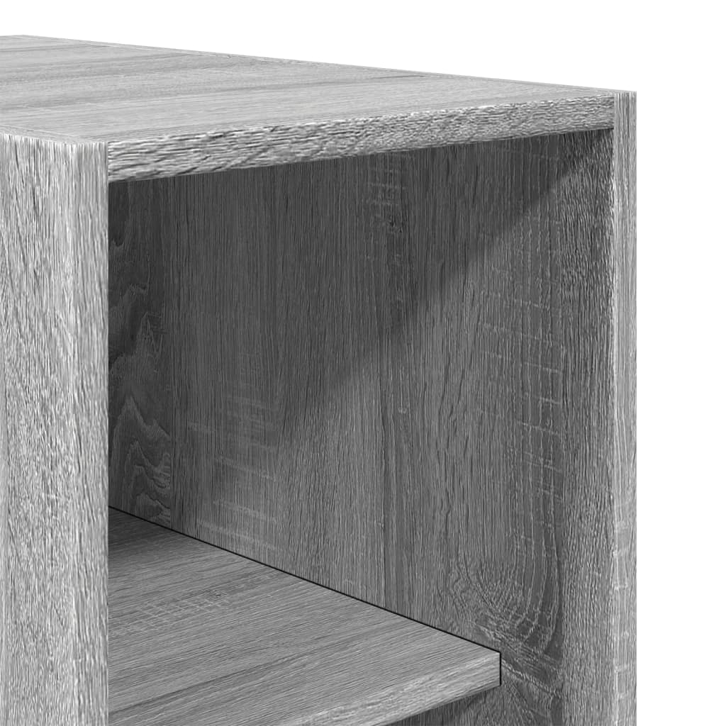 Kledingkast 30x50x200 cm bewerkt hout grijs sonoma eikenkleur is nu te koop bij PeponiXL, paradijselijk wonen!
