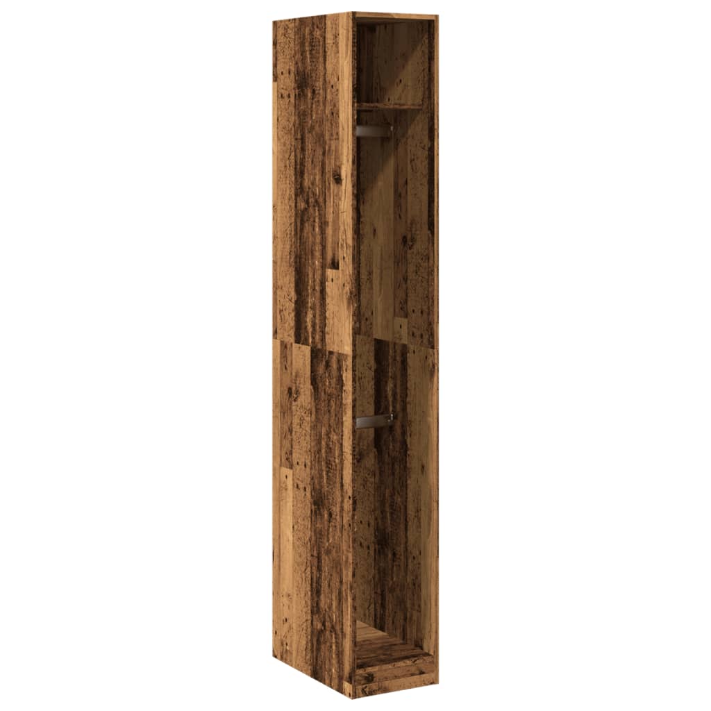Kledingkast 30x50x200 cm bewerkt hout oud hout is nu te koop bij PeponiXL, paradijselijk wonen!
