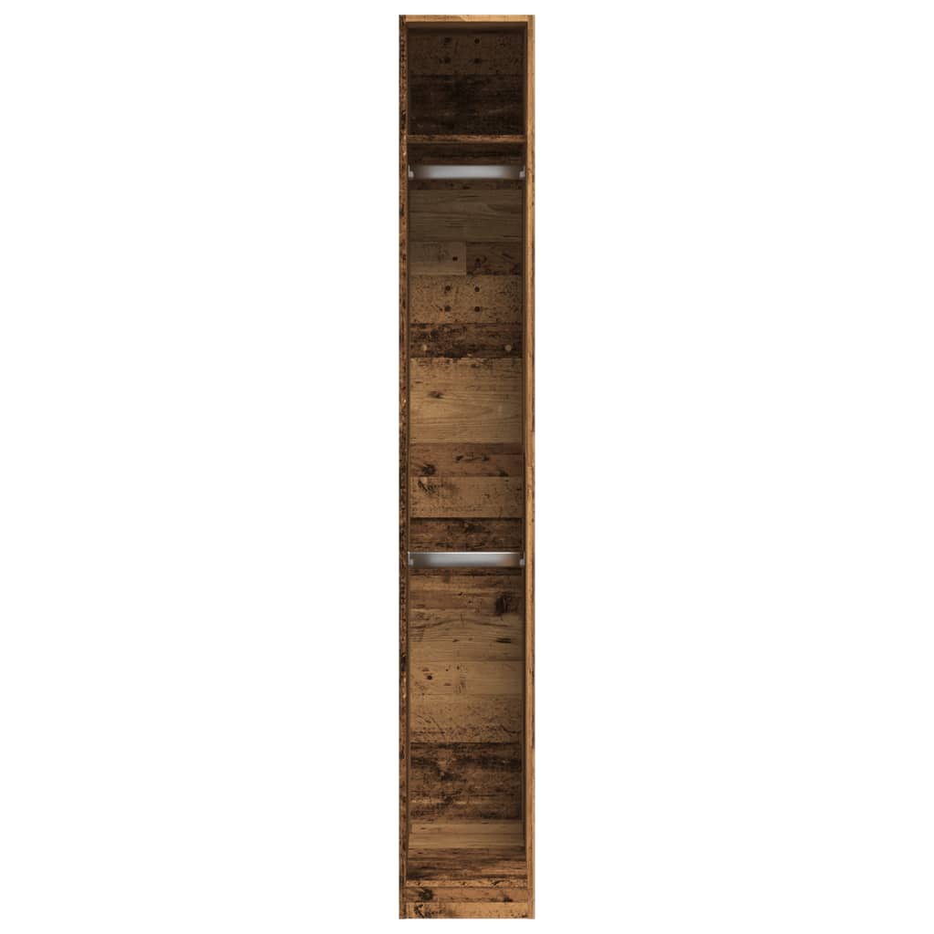 Kledingkast 30x50x200 cm bewerkt hout oud hout is nu te koop bij PeponiXL, paradijselijk wonen!