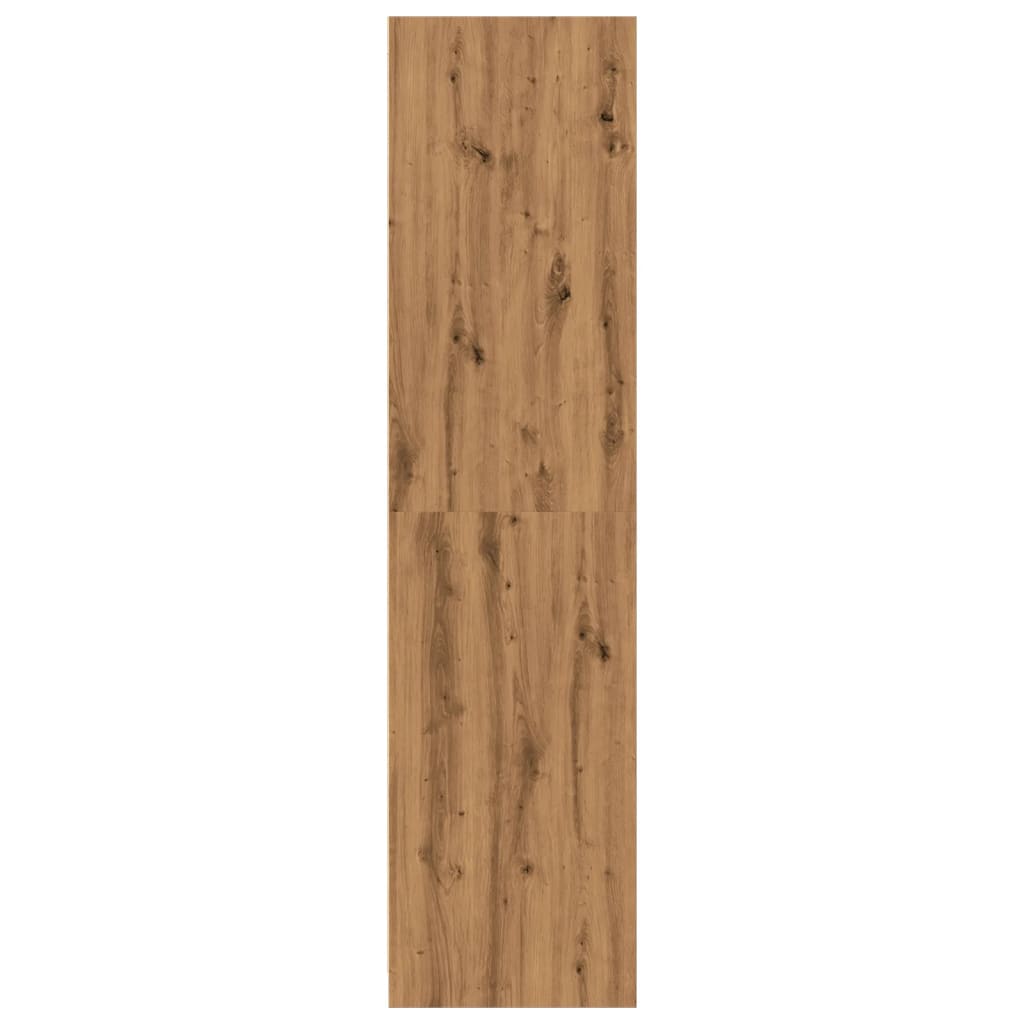 Kledingkast 30x50x200 cm bewerkt hout artisanaal eikenkleur is nu te koop bij PeponiXL, paradijselijk wonen!