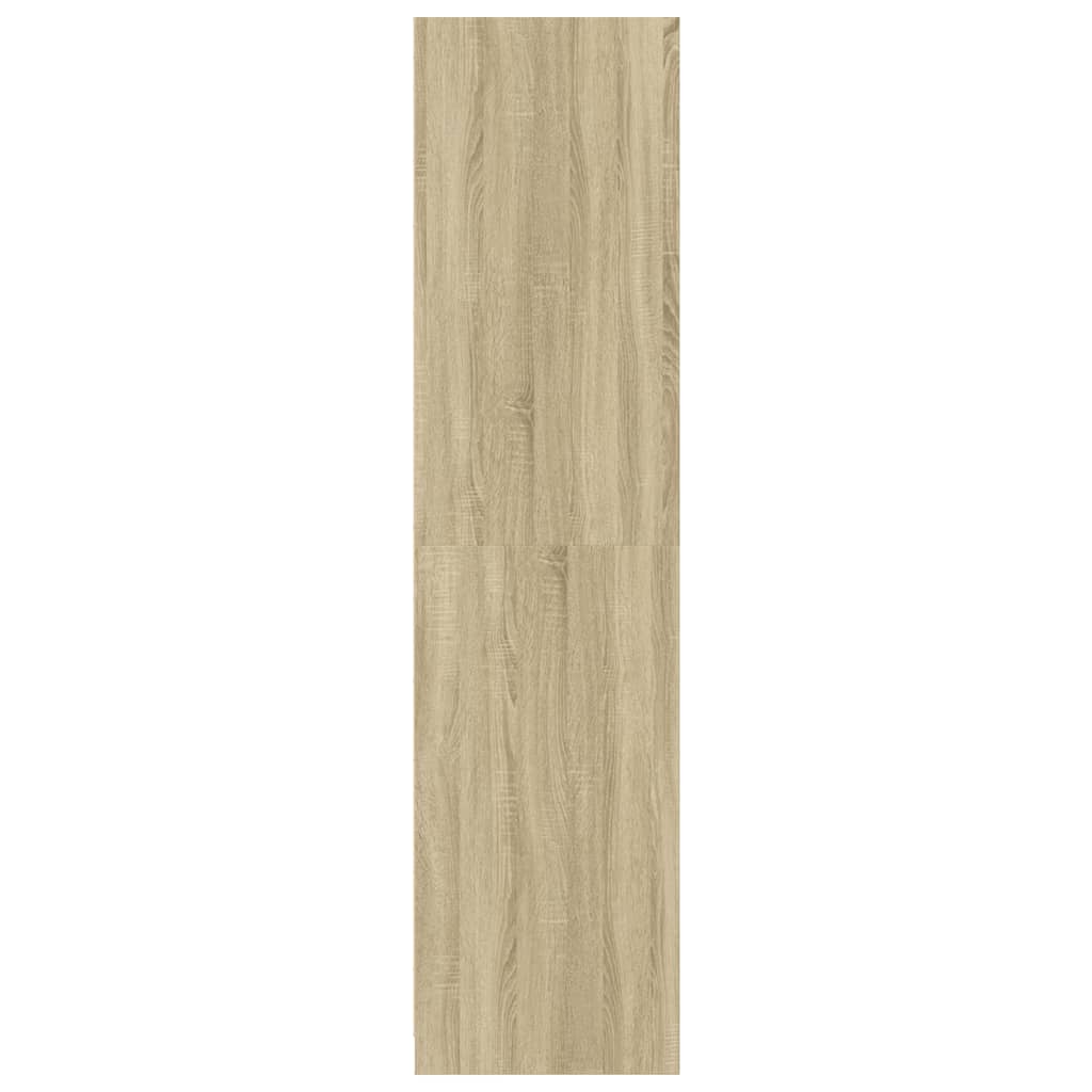 Kledingkast 50x50x200 cm bewerkt hout sonoma eikenkleurig is nu te koop bij PeponiXL, paradijselijk wonen!