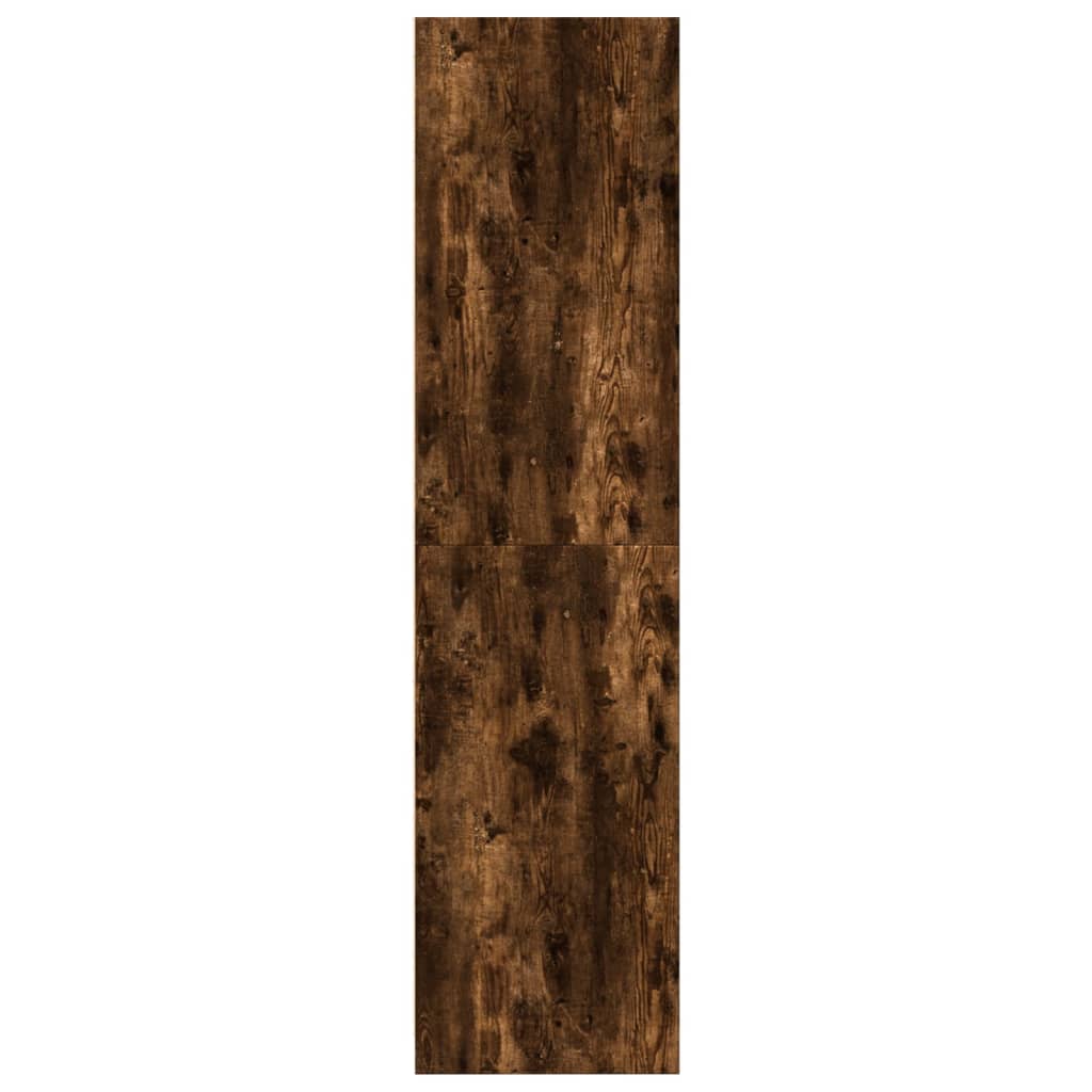 Kledingkast 50x50x200 cm bewerkt hout gerookt eikenkleurig is nu te koop bij PeponiXL, paradijselijk wonen!