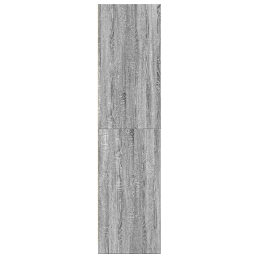 Kledingkast 50x50x200 cm bewerkt hout grijs sonoma is nu te koop bij PeponiXL, paradijselijk wonen!