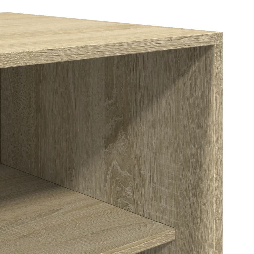 Kledingkast 80x50x200 cm bewerkt hout sonoma eikenkleurig is nu te koop bij PeponiXL, paradijselijk wonen!