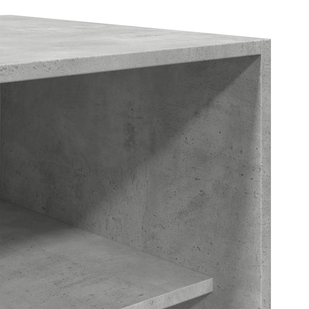 Kledingkast 80x50x200 cm bewerkt hout betongrijs is nu te koop bij PeponiXL, paradijselijk wonen!