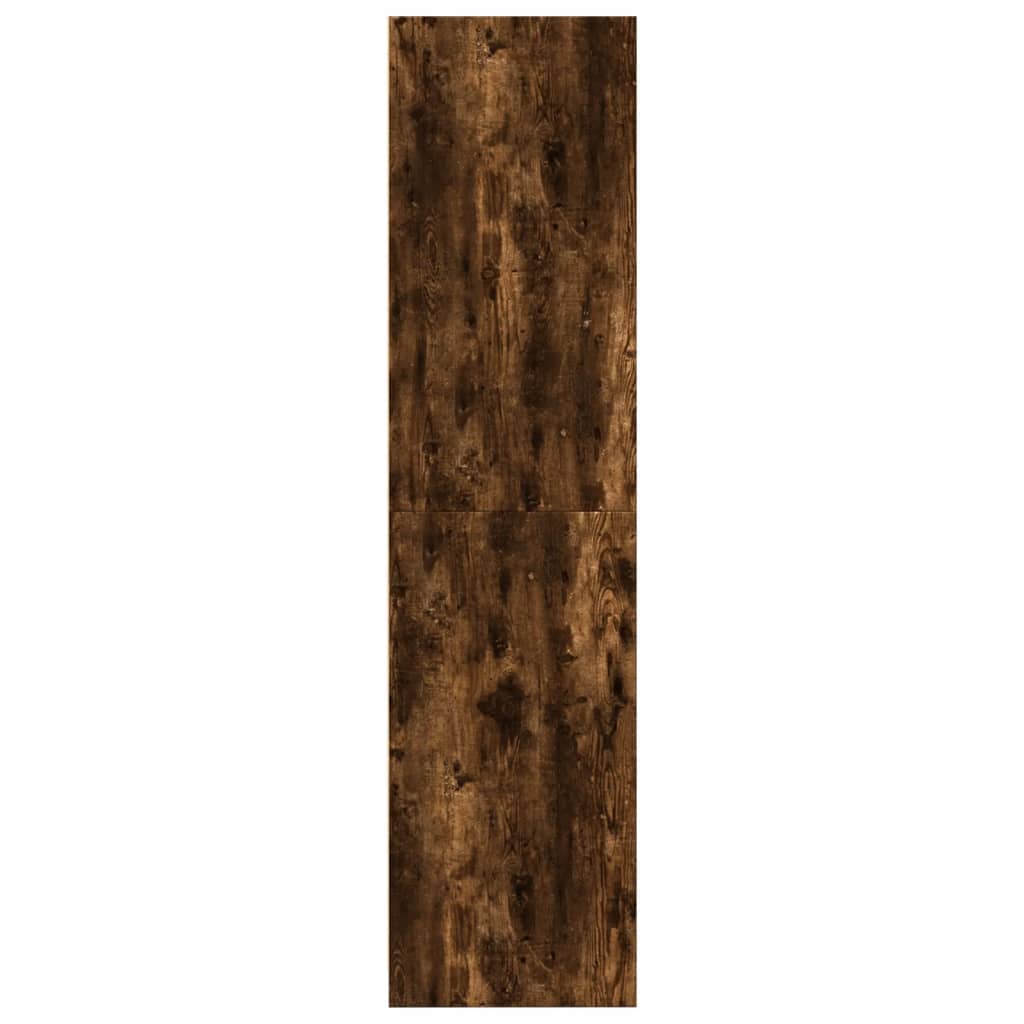 Kledingkast 80x50x200 cm bewerkt hout gerookt eikenkleurig is nu te koop bij PeponiXL, paradijselijk wonen!