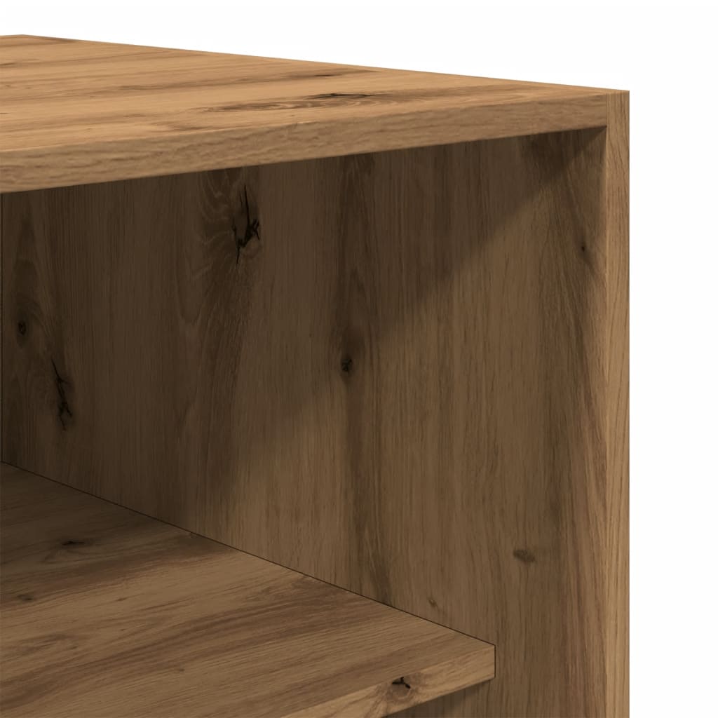 Kledingkast 80x50x200 cm bewerkt hout artisanaal eikenkleur is nu te koop bij PeponiXL, paradijselijk wonen!