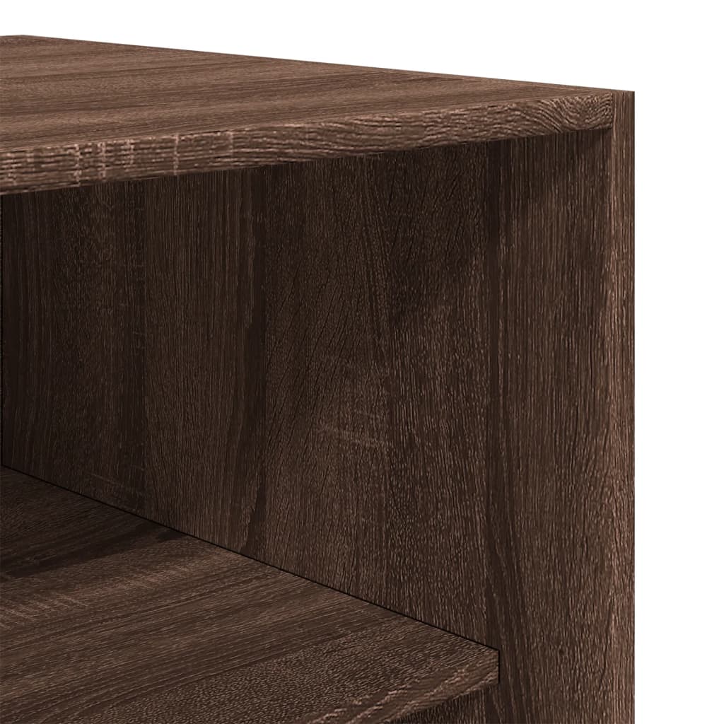 Kledingkast 100x50x200 cm bewerkt hout bruin eikenkleur is nu te koop bij PeponiXL, paradijselijk wonen!