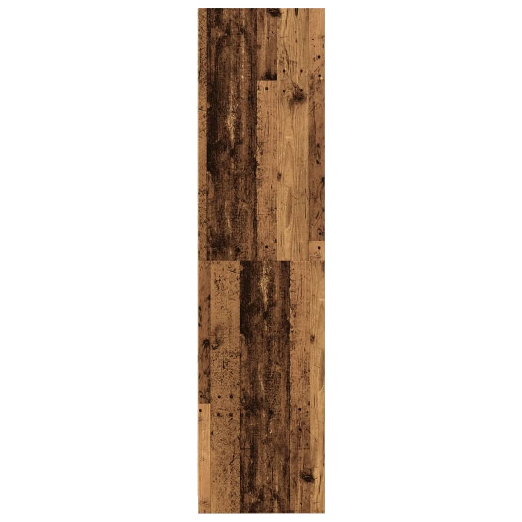 Kledingkast 100x50x200 cm bewerkt hout oud hout is nu te koop bij PeponiXL, paradijselijk wonen!