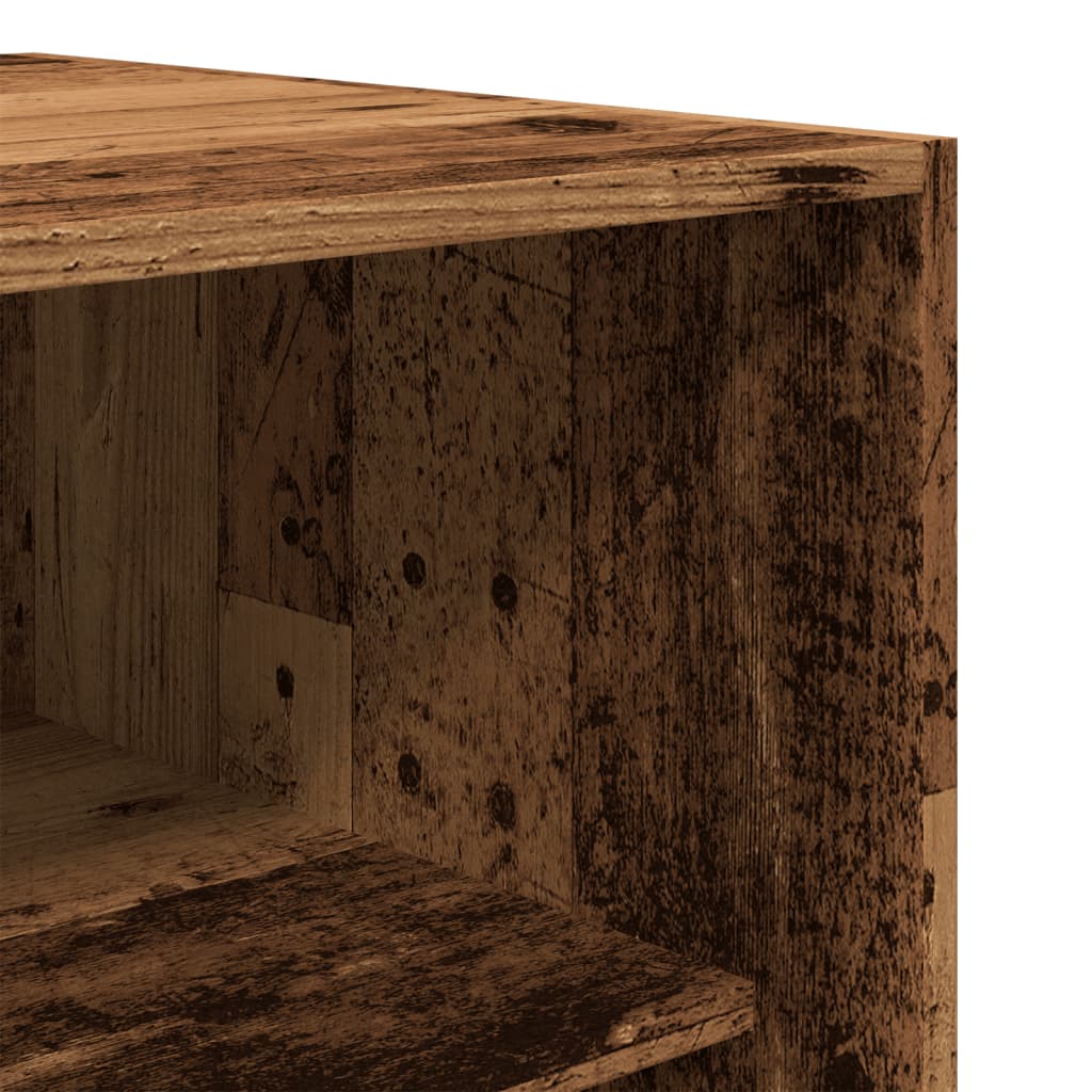 Kledingkast 100x50x200 cm bewerkt hout oud hout is nu te koop bij PeponiXL, paradijselijk wonen!