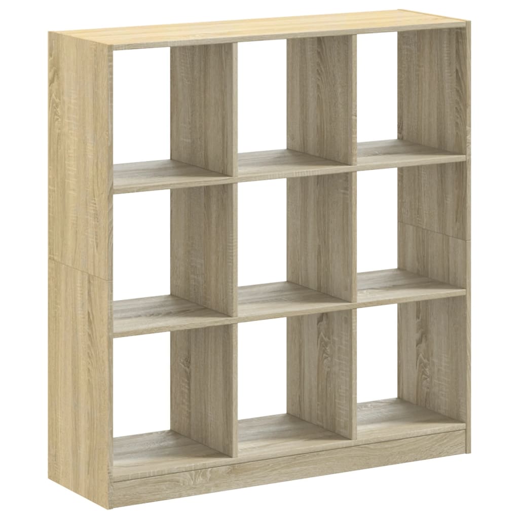 Boekenkast 102x32x108 cm bewerkt hout sonoma eikenkleurig is nu te koop bij PeponiXL, paradijselijk wonen!