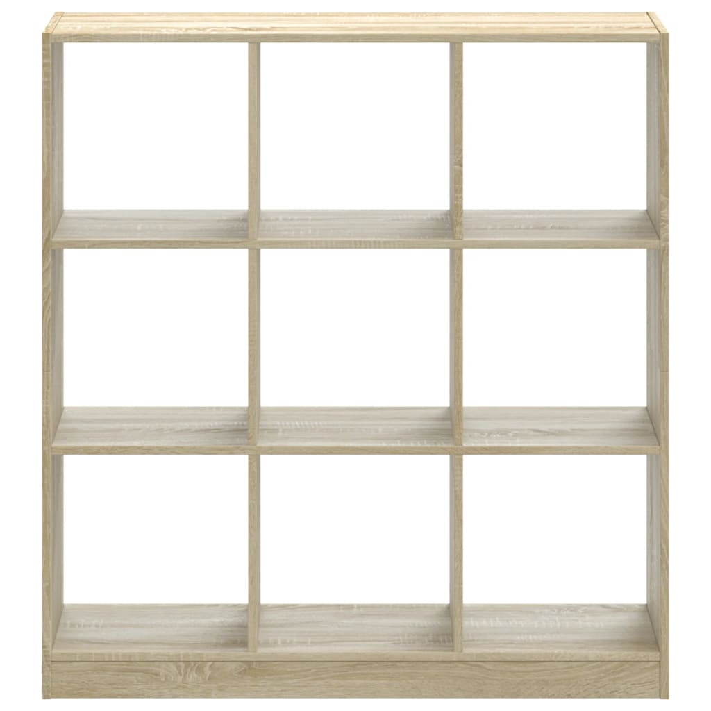 Boekenkast 102x32x108 cm bewerkt hout sonoma eikenkleurig is nu te koop bij PeponiXL, paradijselijk wonen!