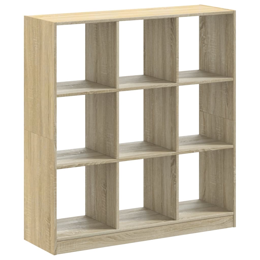 Boekenkast 102x32x108 cm bewerkt hout sonoma eikenkleurig is nu te koop bij PeponiXL, paradijselijk wonen!