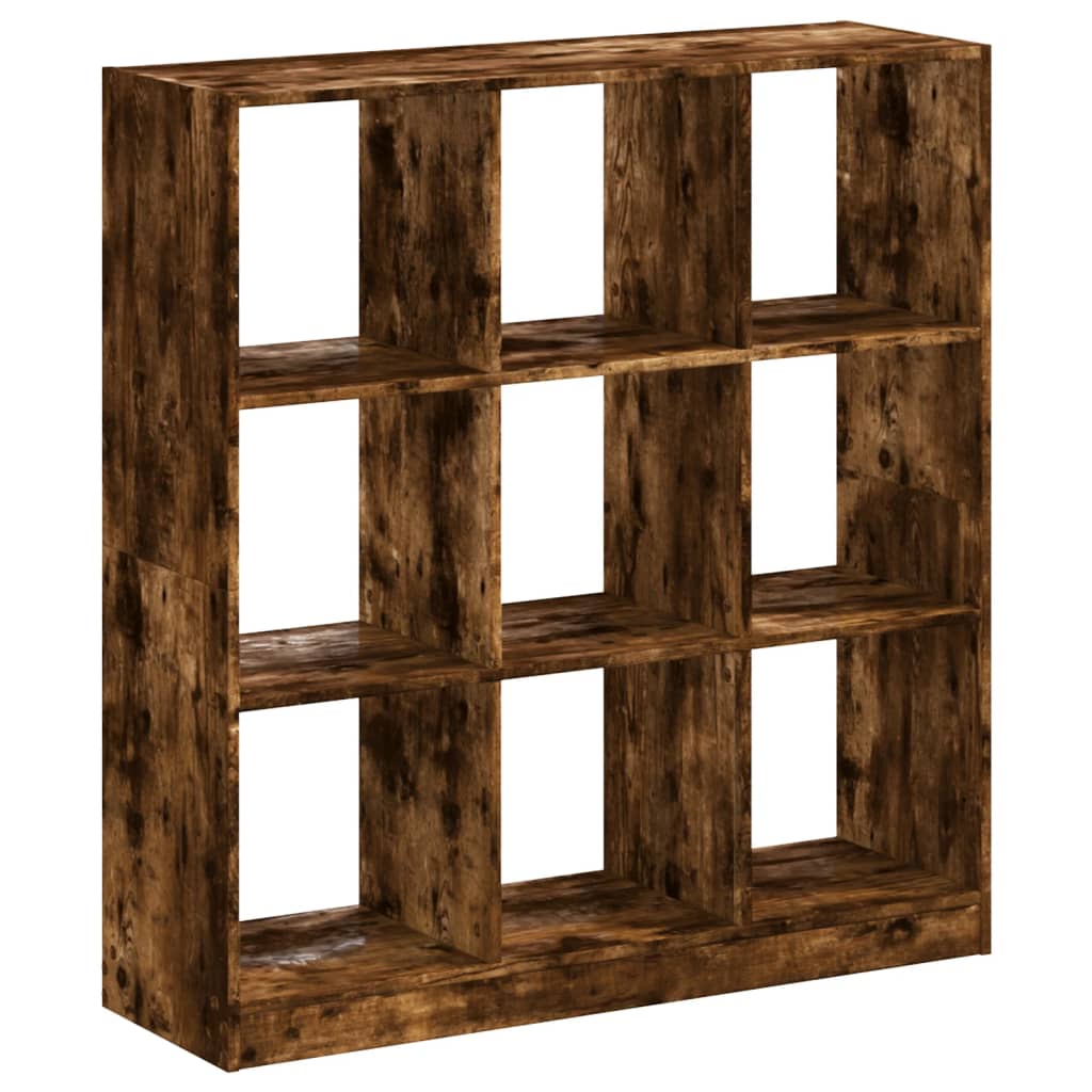 Boekenkast 102x32x108 cm bewerkt hout gerookt eikenkleurig is nu te koop bij PeponiXL, paradijselijk wonen!