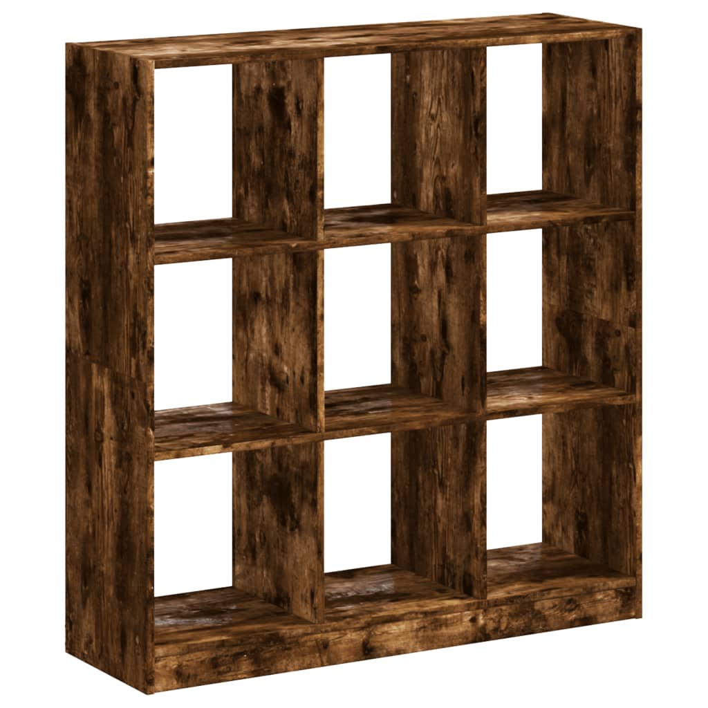 Boekenkast 102x32x108 cm bewerkt hout gerookt eikenkleurig is nu te koop bij PeponiXL, paradijselijk wonen!