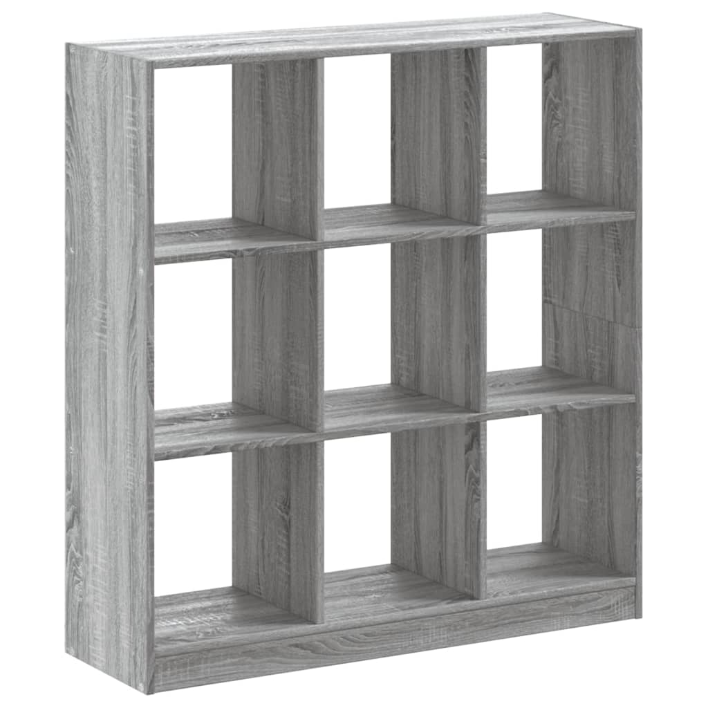 Boekenkast 102x32x108 cm bewerkt hout grijs sonoma eikenkleurig is nu te koop bij PeponiXL, paradijselijk wonen!